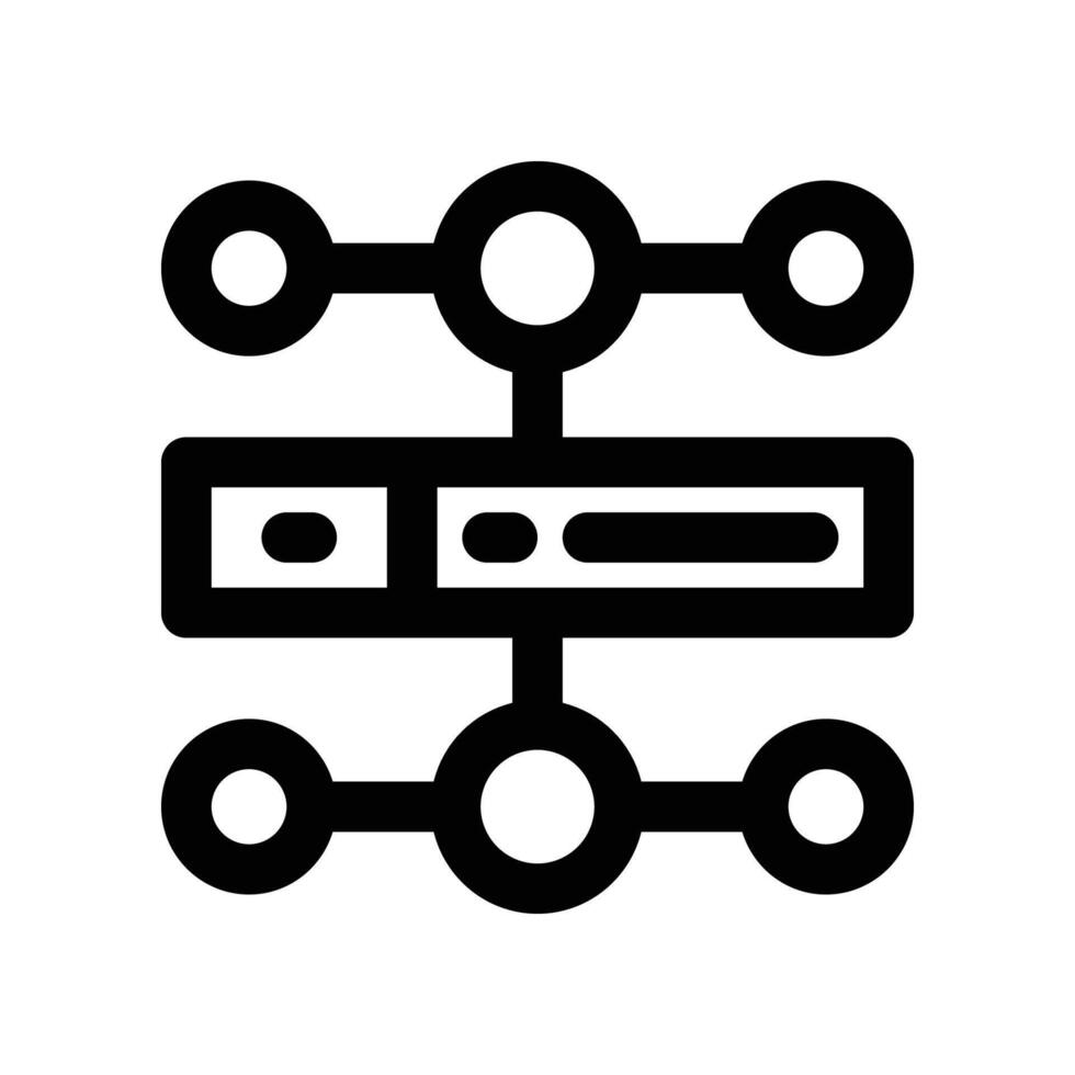 lan icon. line icon for your website, mobile, presentation, and logo design. vector