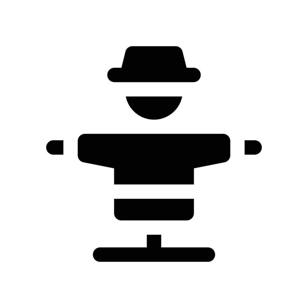 scarecrow icon. glyph icon for your website, mobile, presentation, and logo design. vector