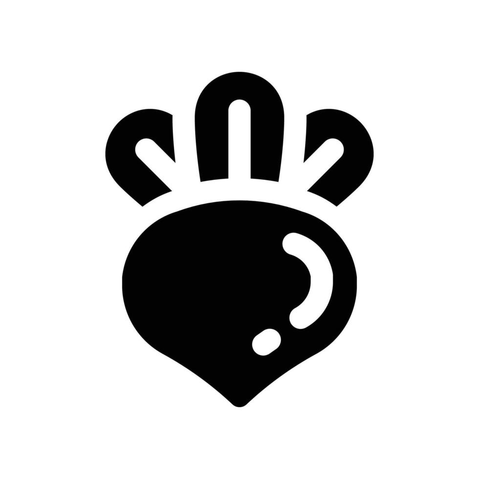 beetroot icon. glyph icon for your website, mobile, presentation, and logo design. vector
