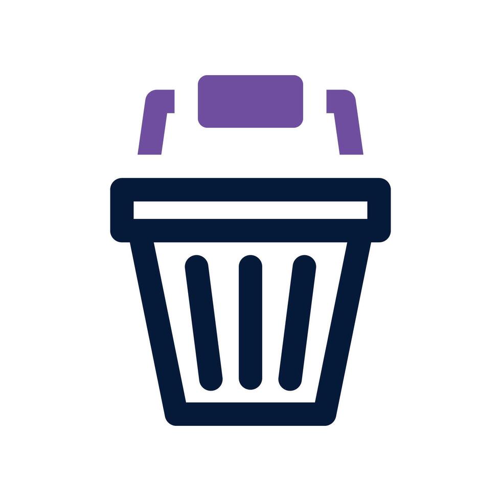 bucket icon. dual tone icon for your website, mobile, presentation, and logo design. vector