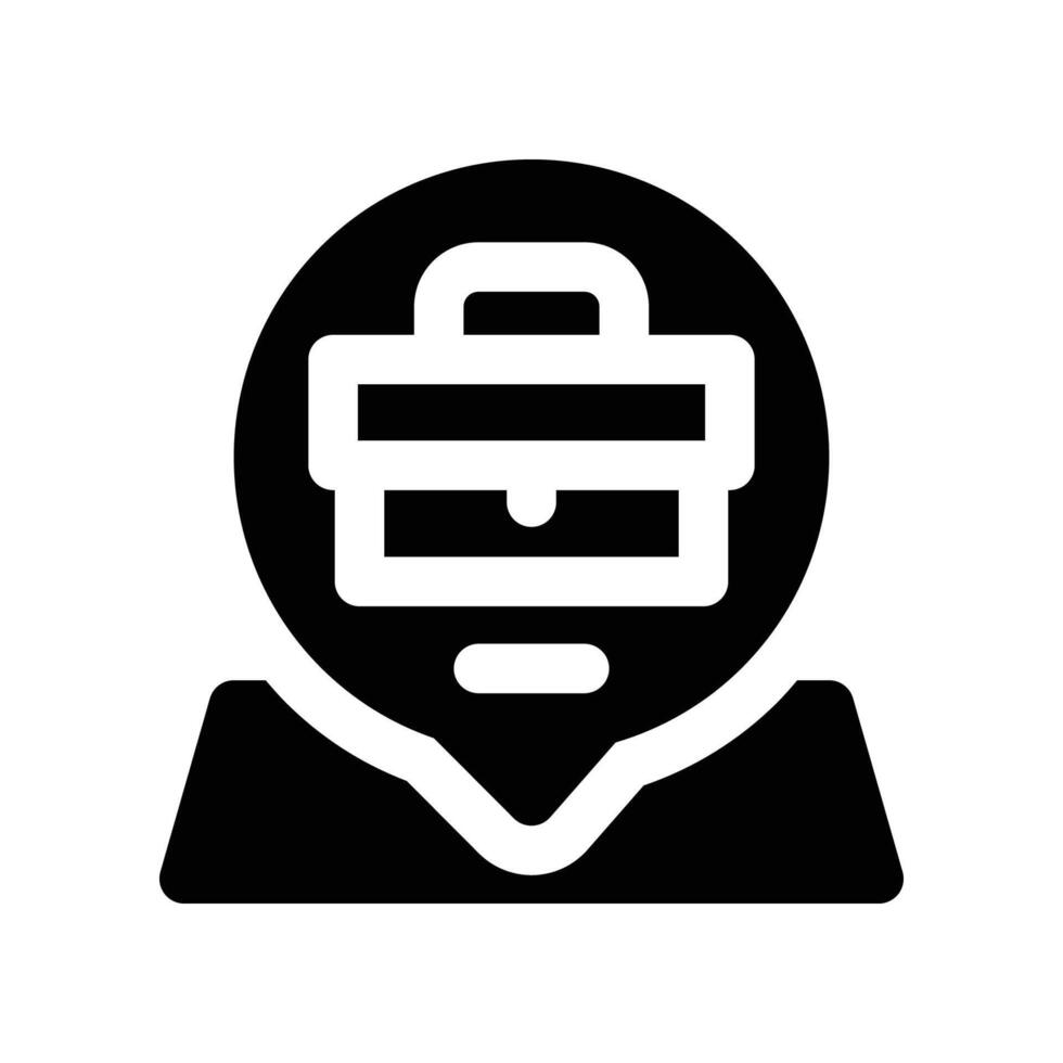 placeholder icon. glyph icon for your website, mobile, presentation, and logo design. vector