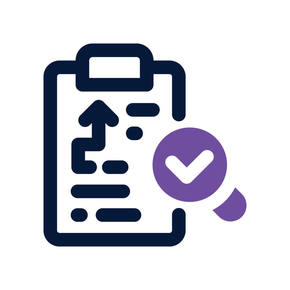 data analysis icon. dual tone icon for your website, mobile, presentation, and logo design. vector