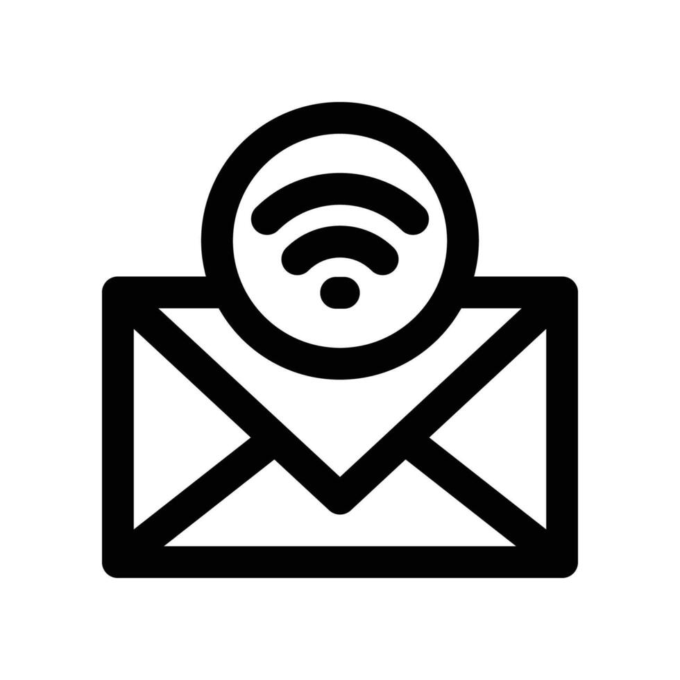 email icon. line icon for your website, mobile, presentation, and logo design. vector