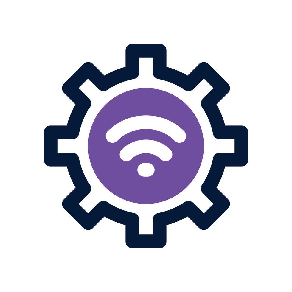 wireless service icon. dual tone icon for your website, mobile, presentation, and logo design. vector