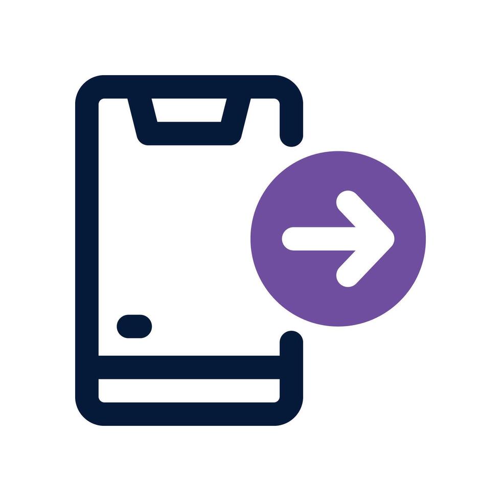 outgoing call icon. dual tone icon for your website, mobile, presentation, and logo design. vector