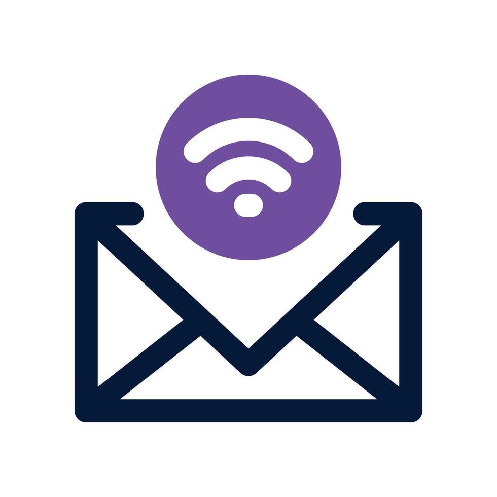 email icon. dual tone icon for your website, mobile, presentation, and logo design. vector
