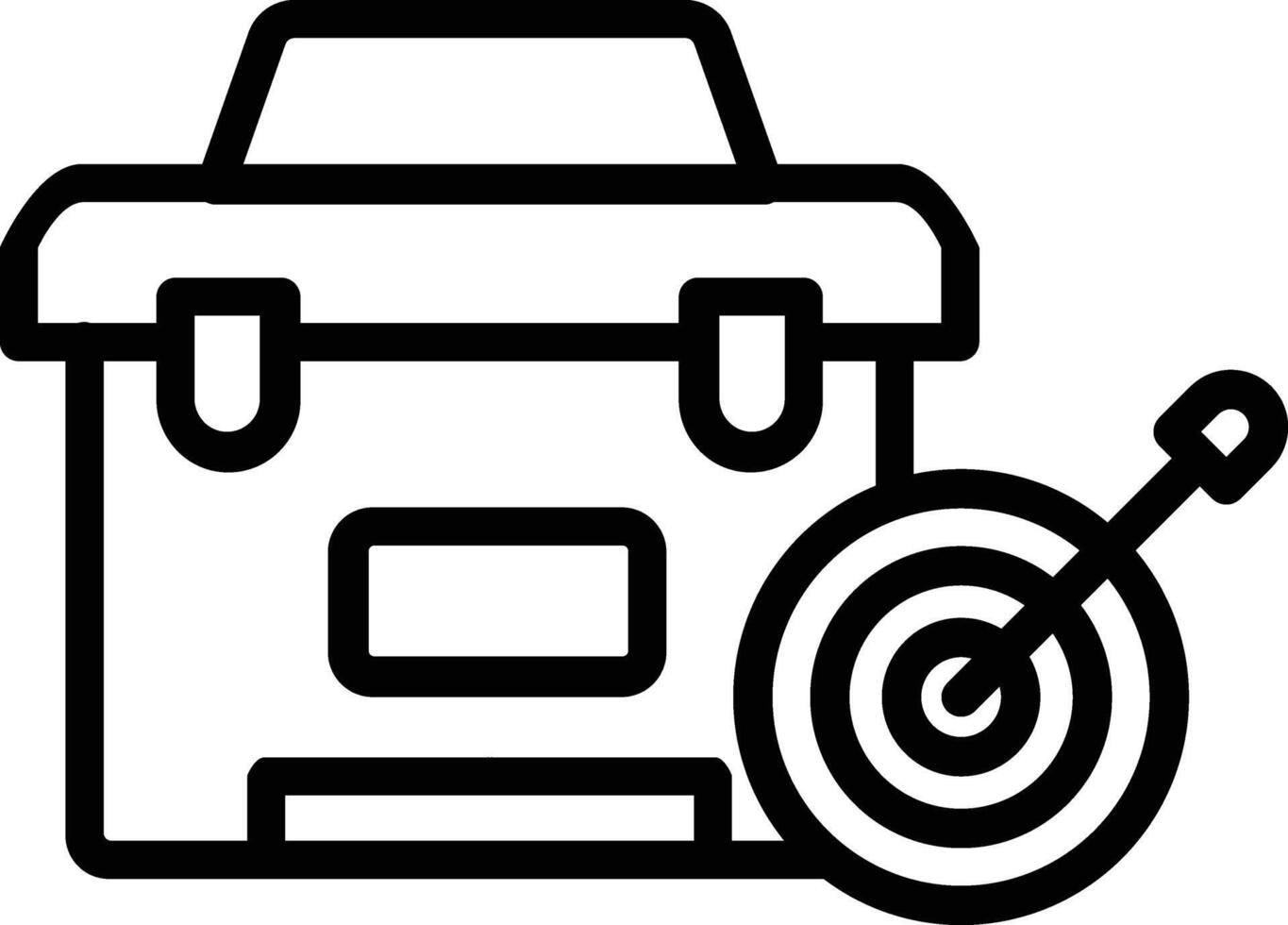 Mission Line Icon vector