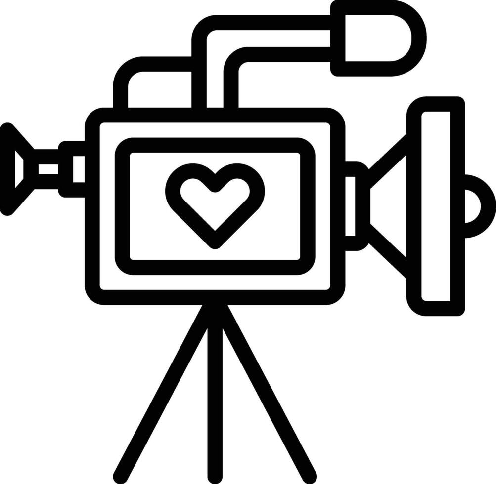 Camera Line Icon vector