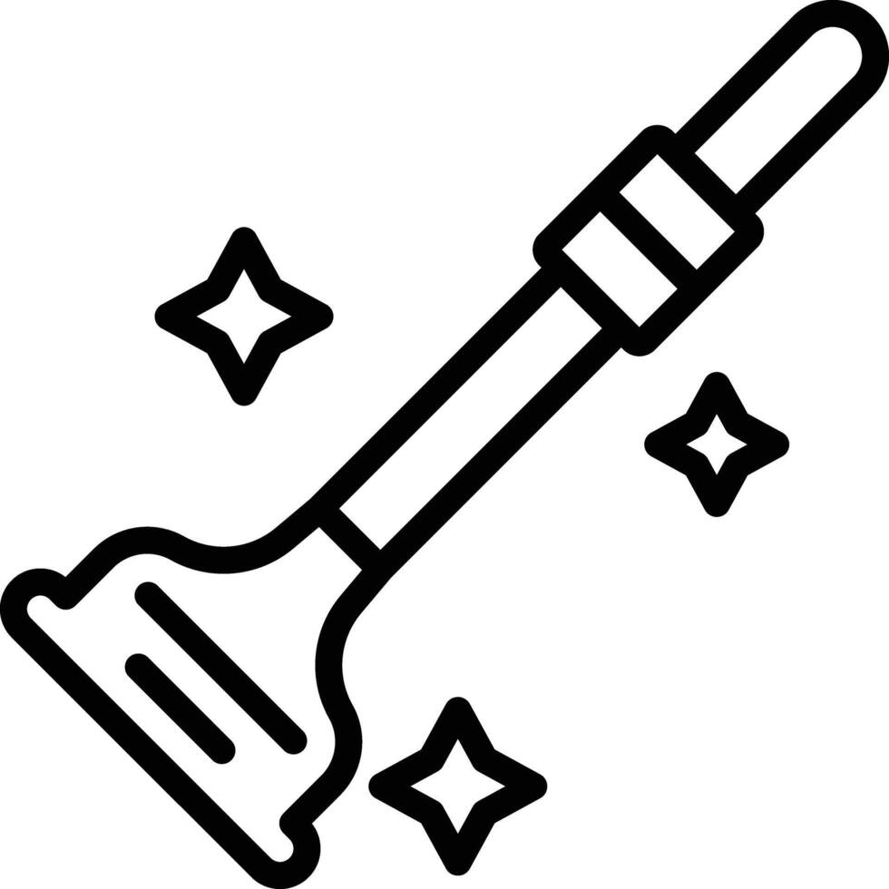 Plunger Line Icon vector