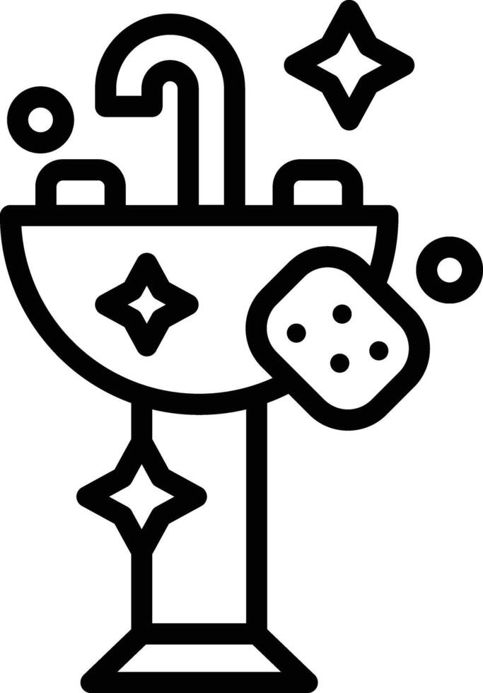 Sink Line Icon vector