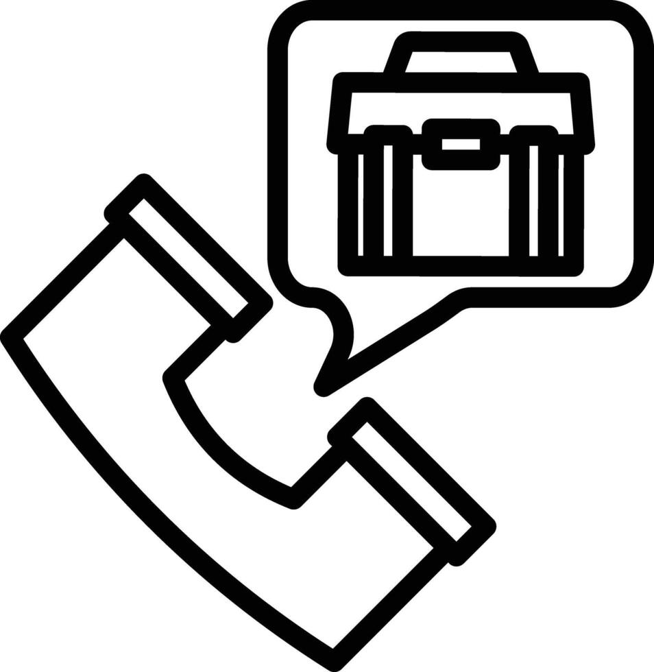 Calling Line Icon vector