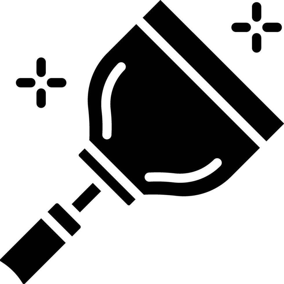 Putty Knife Glyph Icon vector