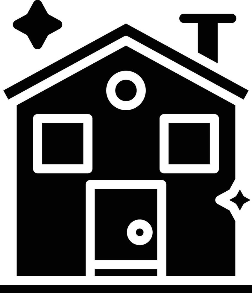 House Glyph Icon vector