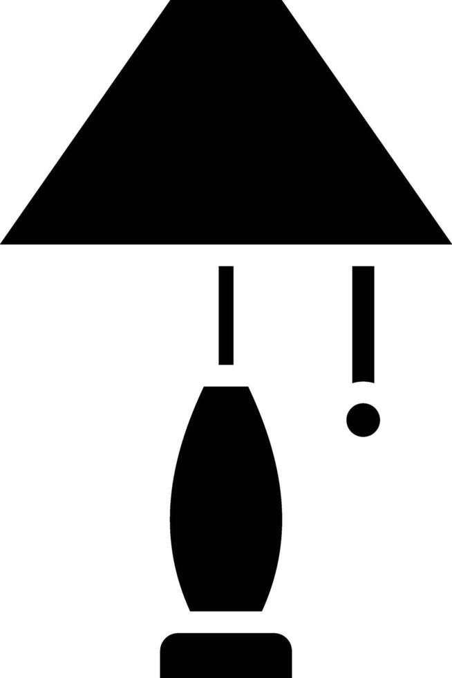 Lamp Glyph Icon vector