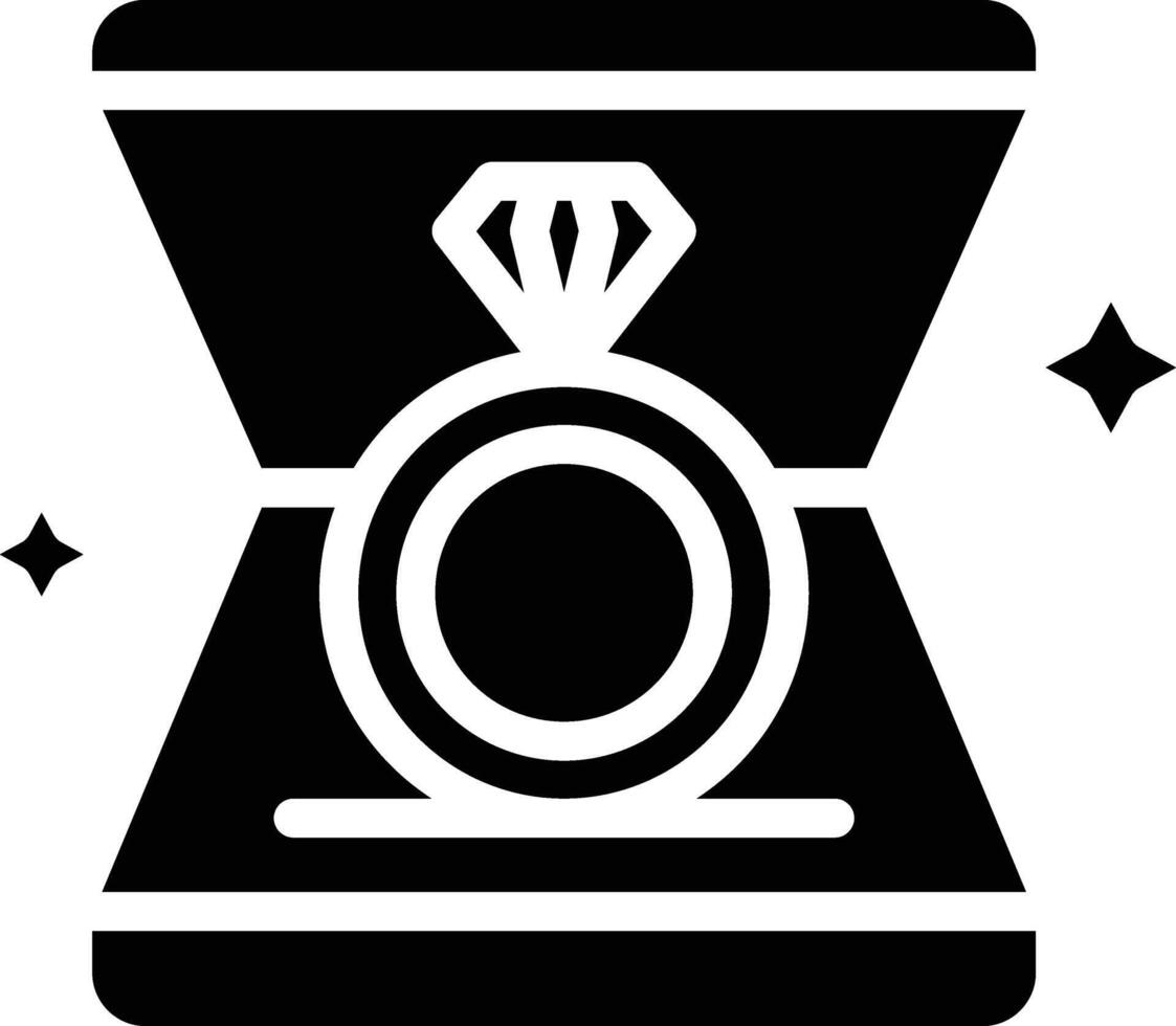 Ring Glyph Icon vector