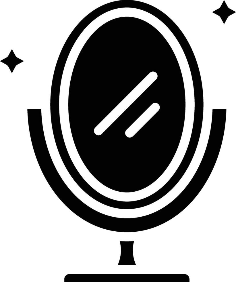Mirror Glyph Icon vector