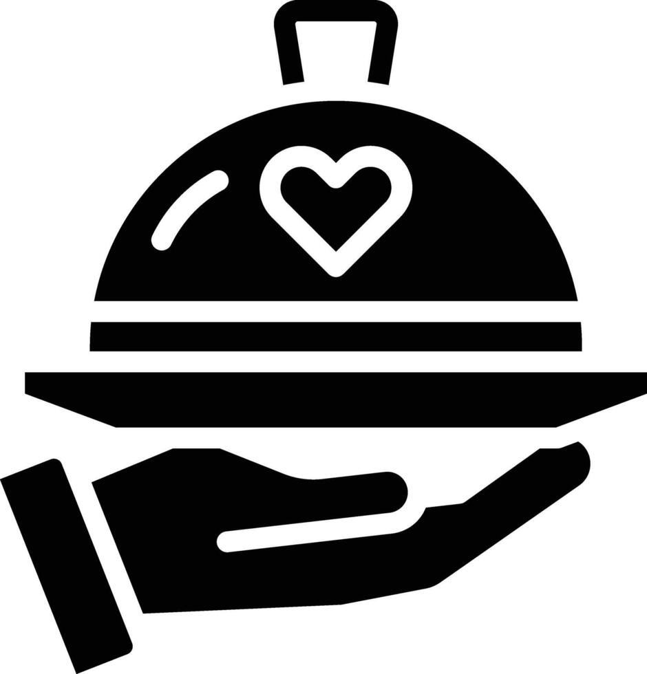Tray Glyph Icon vector