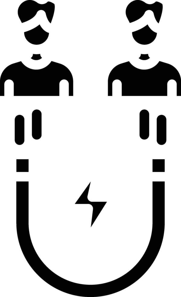 User Engagement Glyph Icon vector