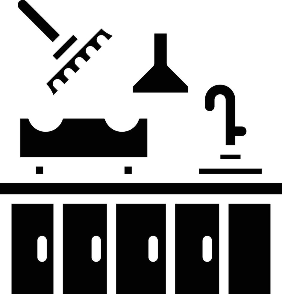 Kitchen Glyph Icon vector