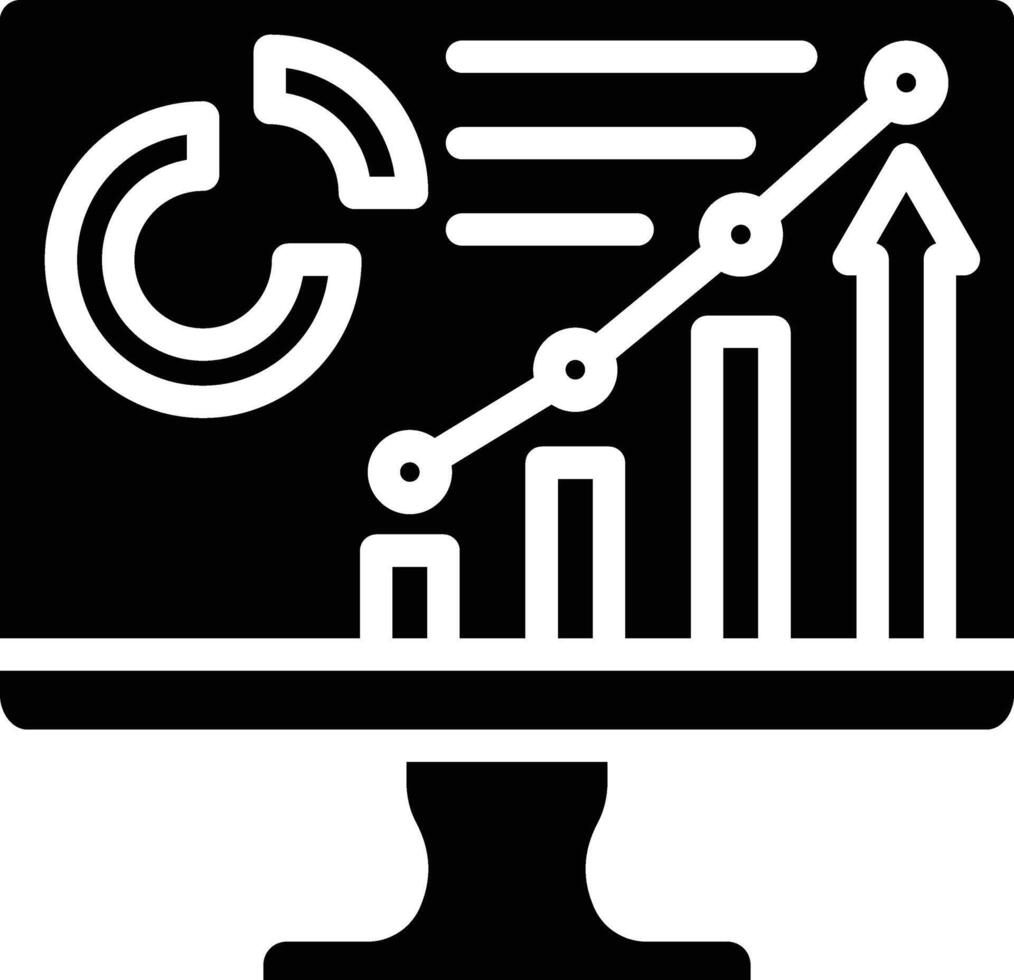Dashboard Glyph Icon vector