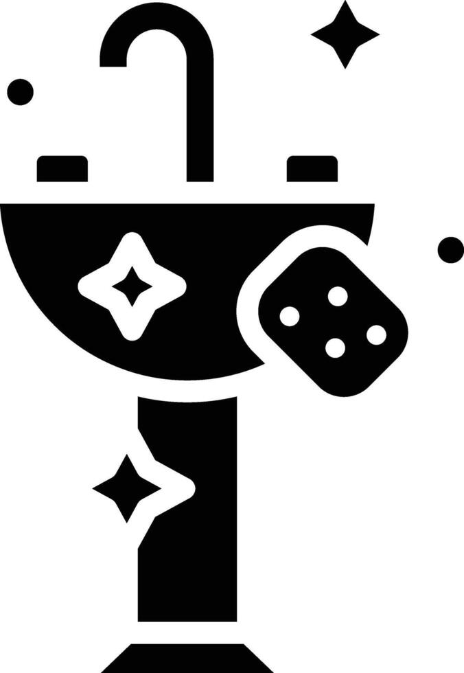 Sink Glyph Icon vector