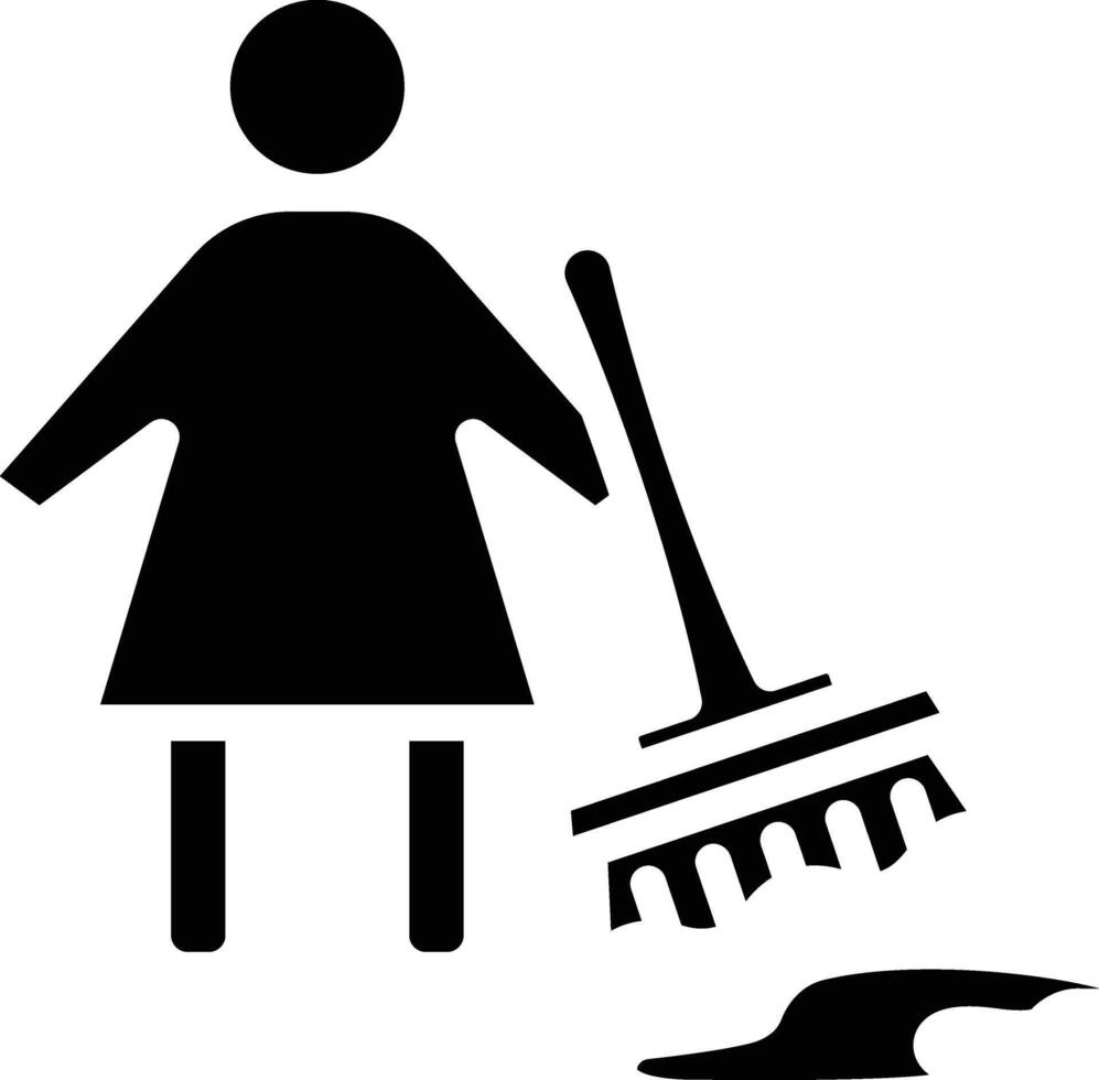 Slippery Flour Glyph Icon vector