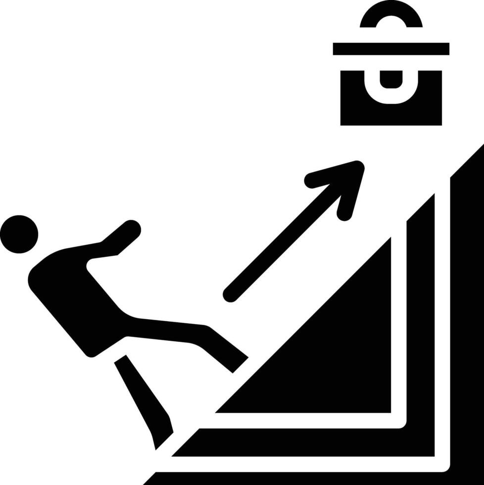 Struggle Glyph Icon vector