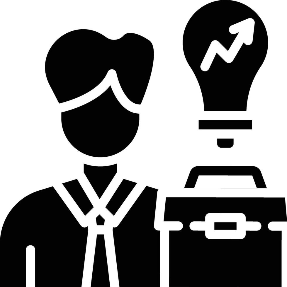 Experts Glyph Icon vector