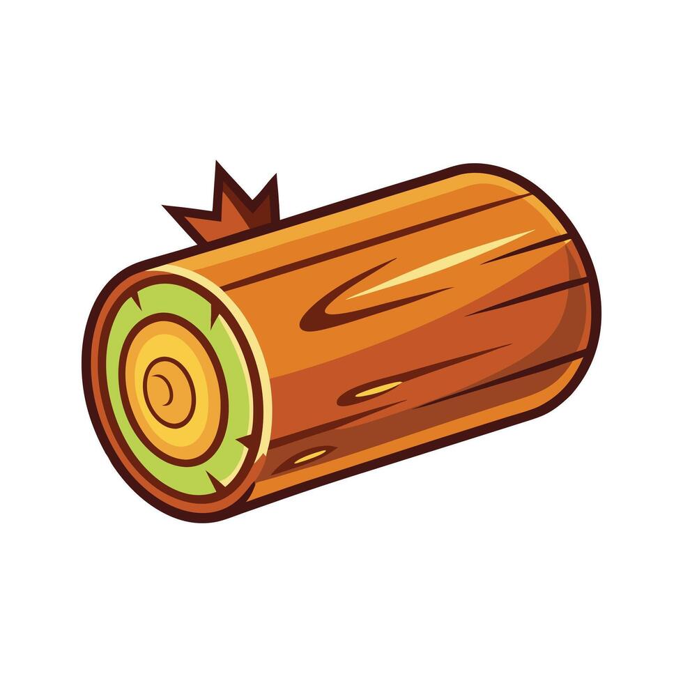 Cartoon Wood Logs Silhouette, Wooden For Camping Bonfires. Trunks Planks Set . Wooden Bonfire, Logs Lumber Wood Logs And Tree Trunks, Logs, And Trunks Collection With White Background. vector