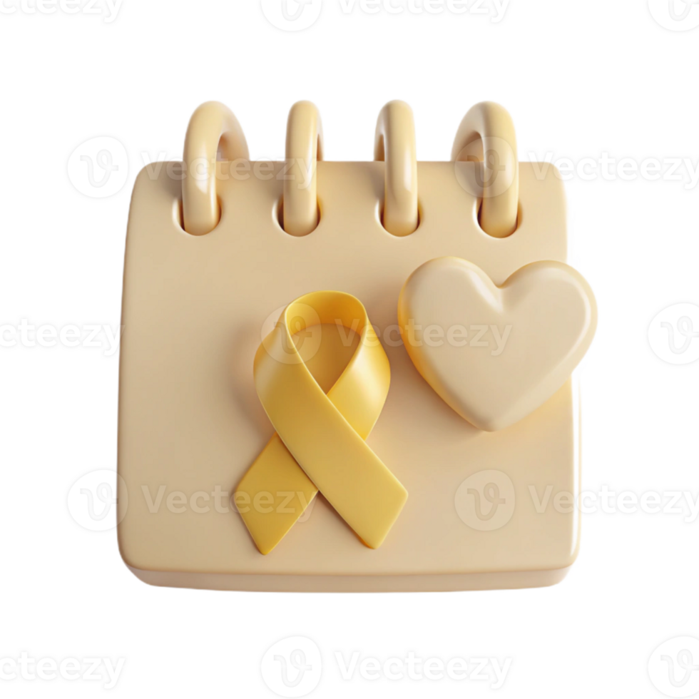 Calendar Reminder Show Your Support With a Yellow Ribbon png