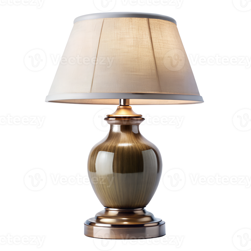 table lamp isolate on transparency background png