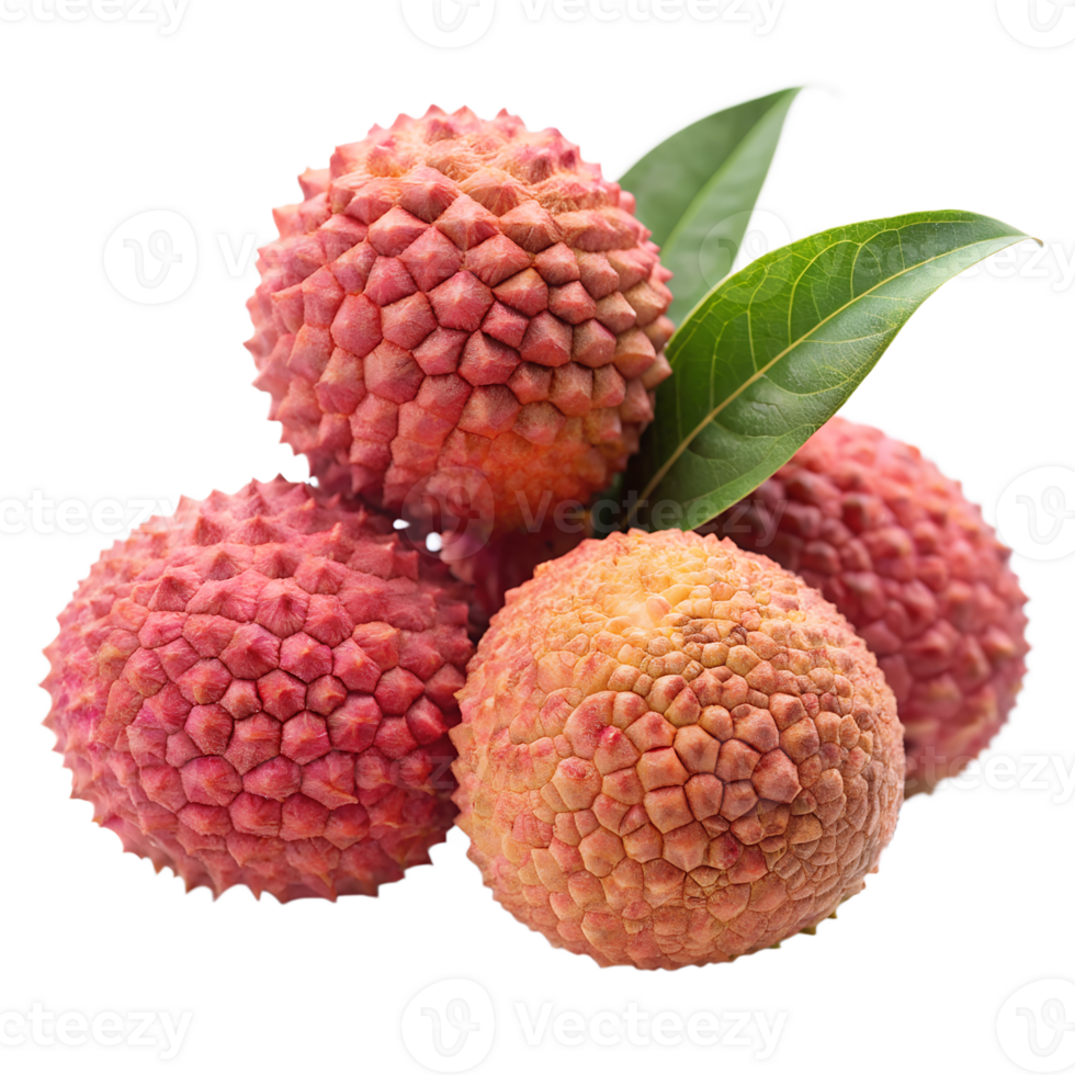 lychee isolate on transparency background png