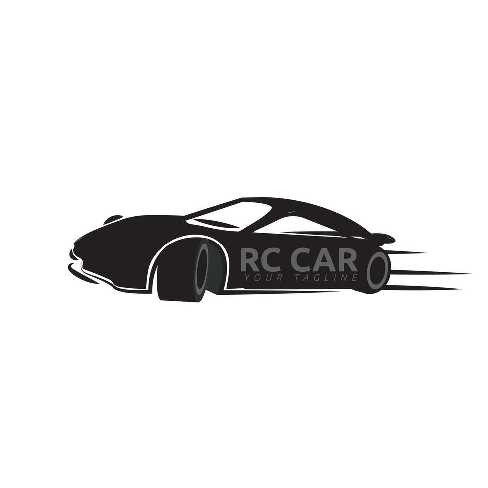 RC CAR DRIFTING LOGO BRAND vector