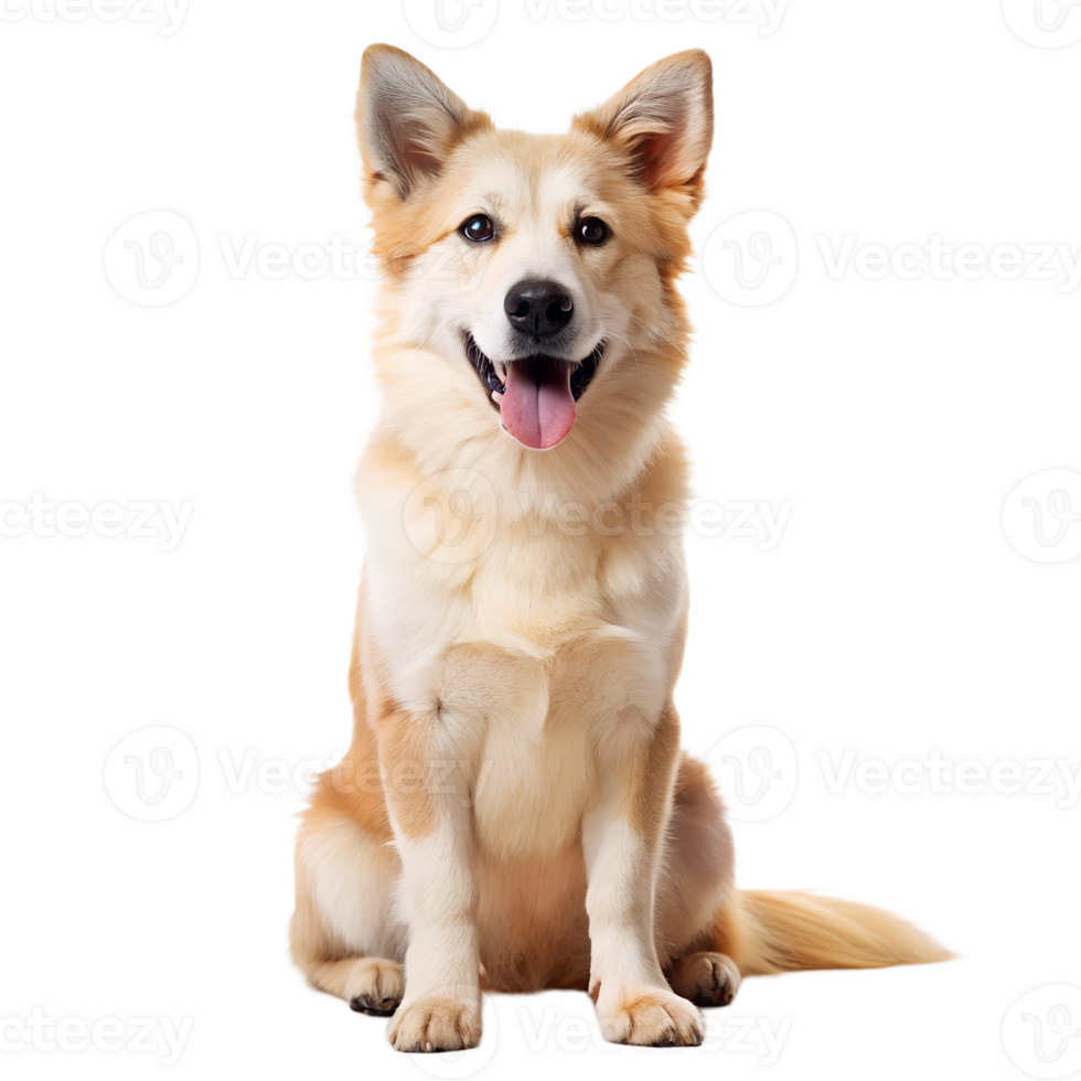 Dog isolate on transparency background png