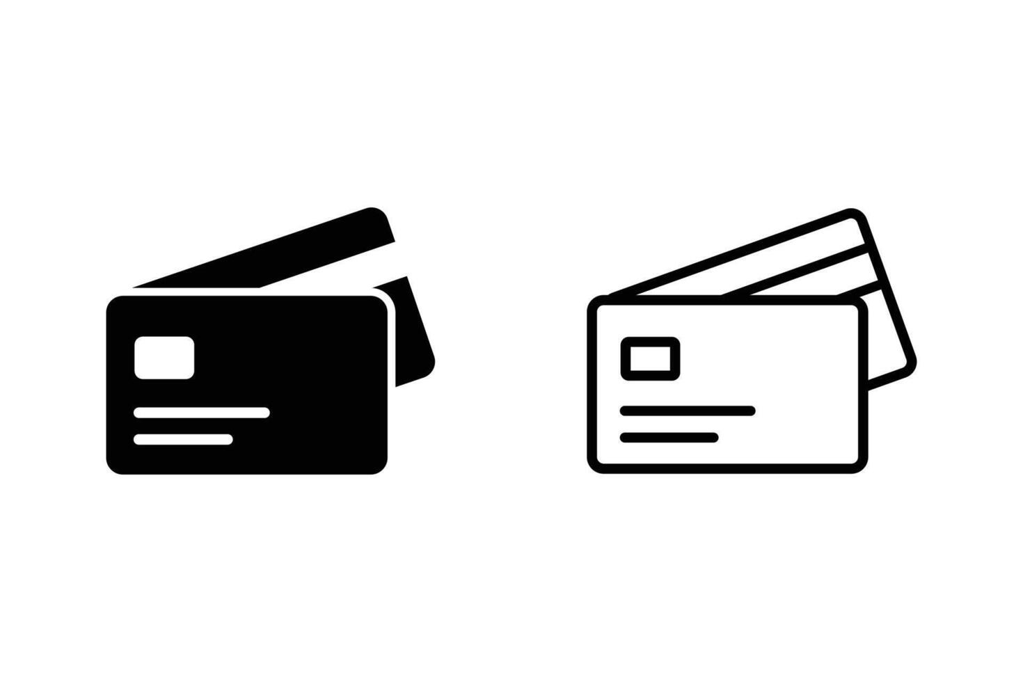 Credit card icon. Finance concept icons. Card for online payments and cash withdrawal vector