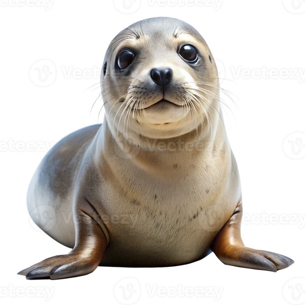 Seal isolate on transparency background png