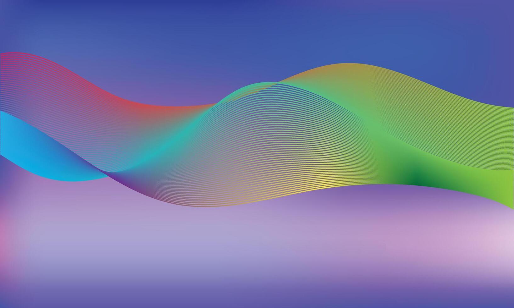 abstract glowing wave background. Dynamic flowing wave lines design element. Futuristic and sound wave pattern. vector