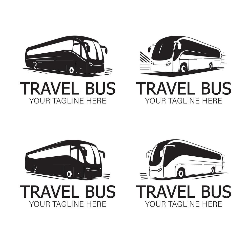 Bus logo design . Travel bus logo vector