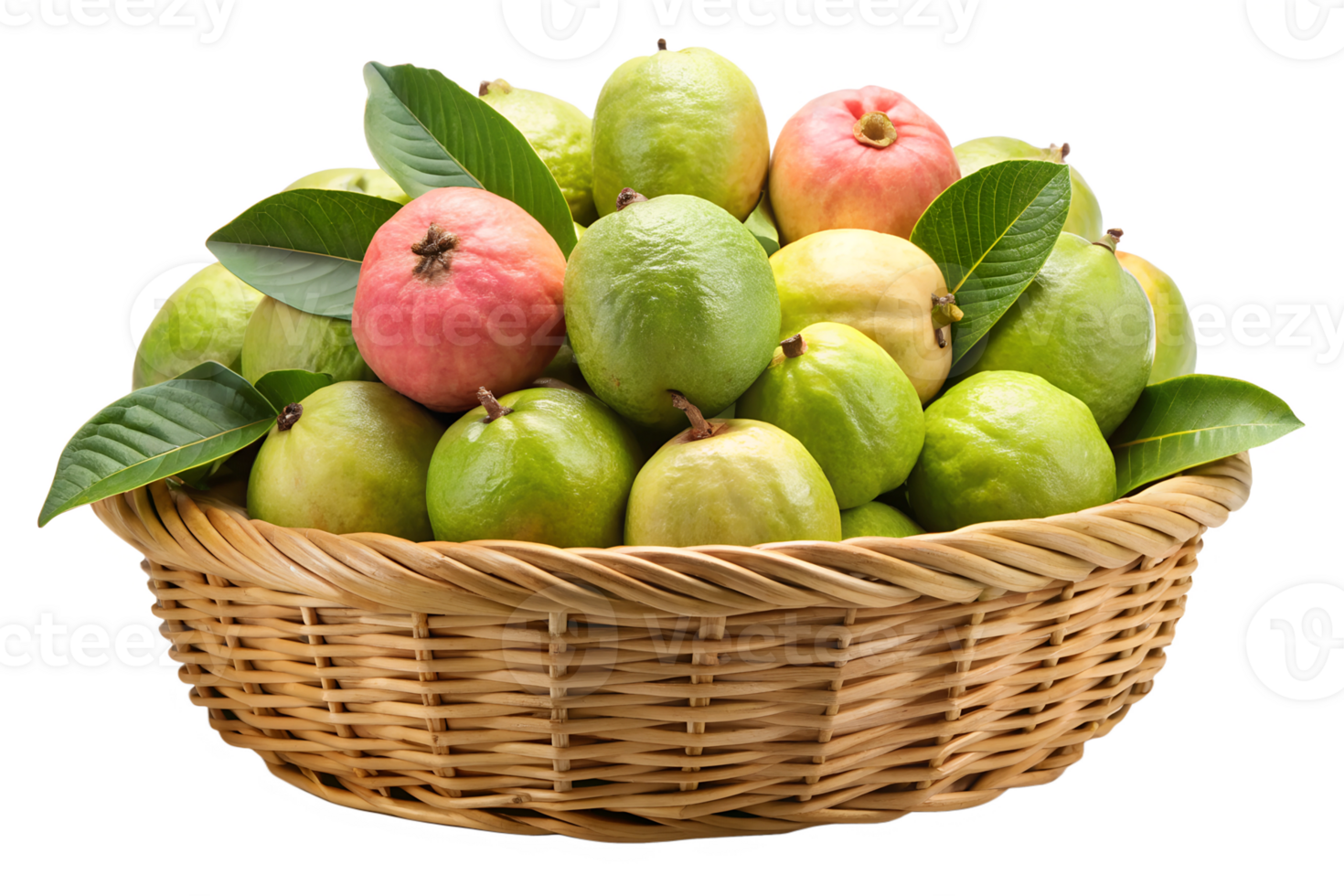 lots of guava in a basket png