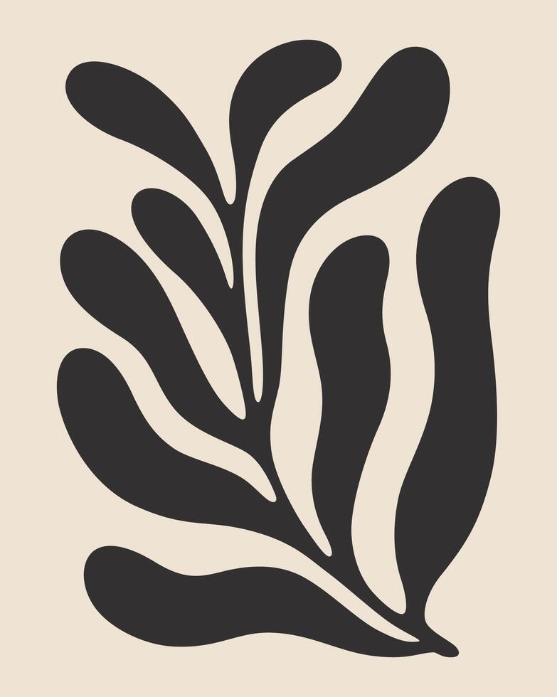 Abstract leaf shape modern trendy icon vector