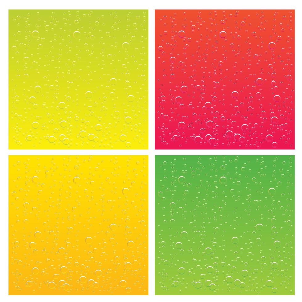 backgrounds set for different types juice vector