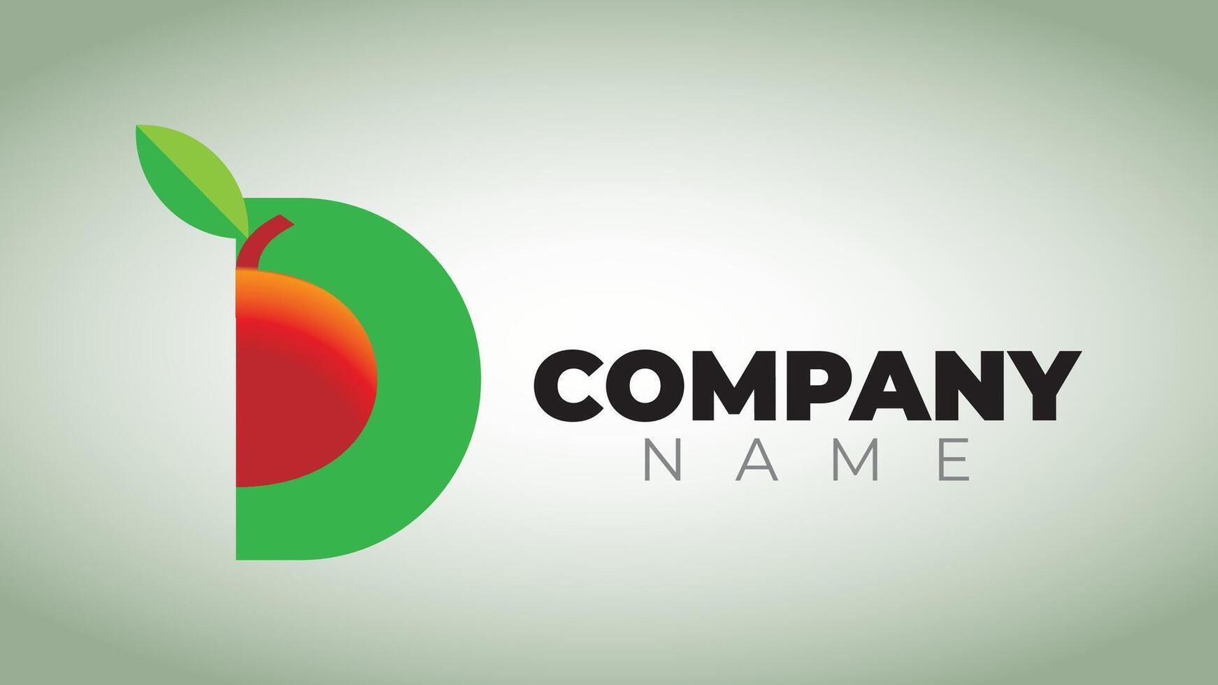 D company Logo name vector