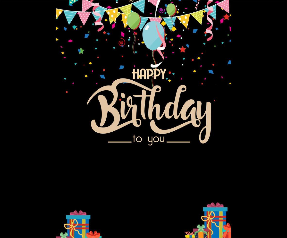 Happy birthday to you vector