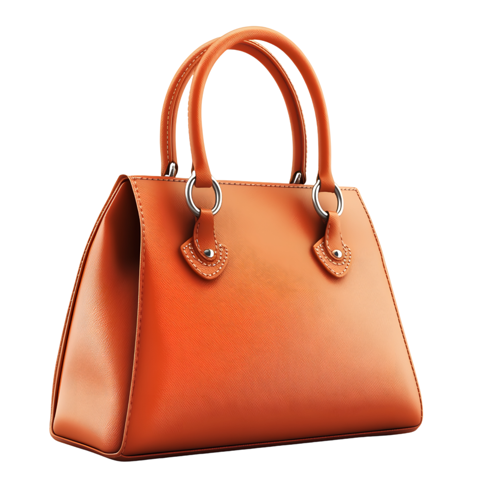 Trendy 3D handbag highlighting innovative style and practicality for daily use png