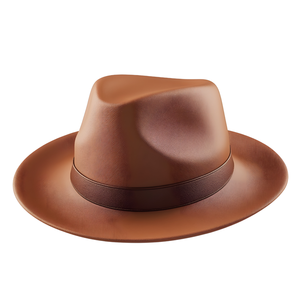 Modern 3d hat design placed on a transparent background png
