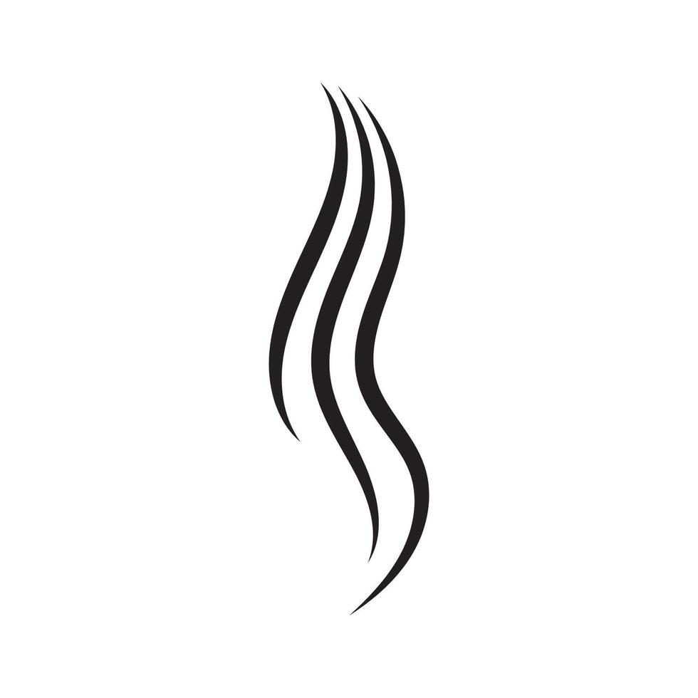 A black and white logo of a woman's hair vector