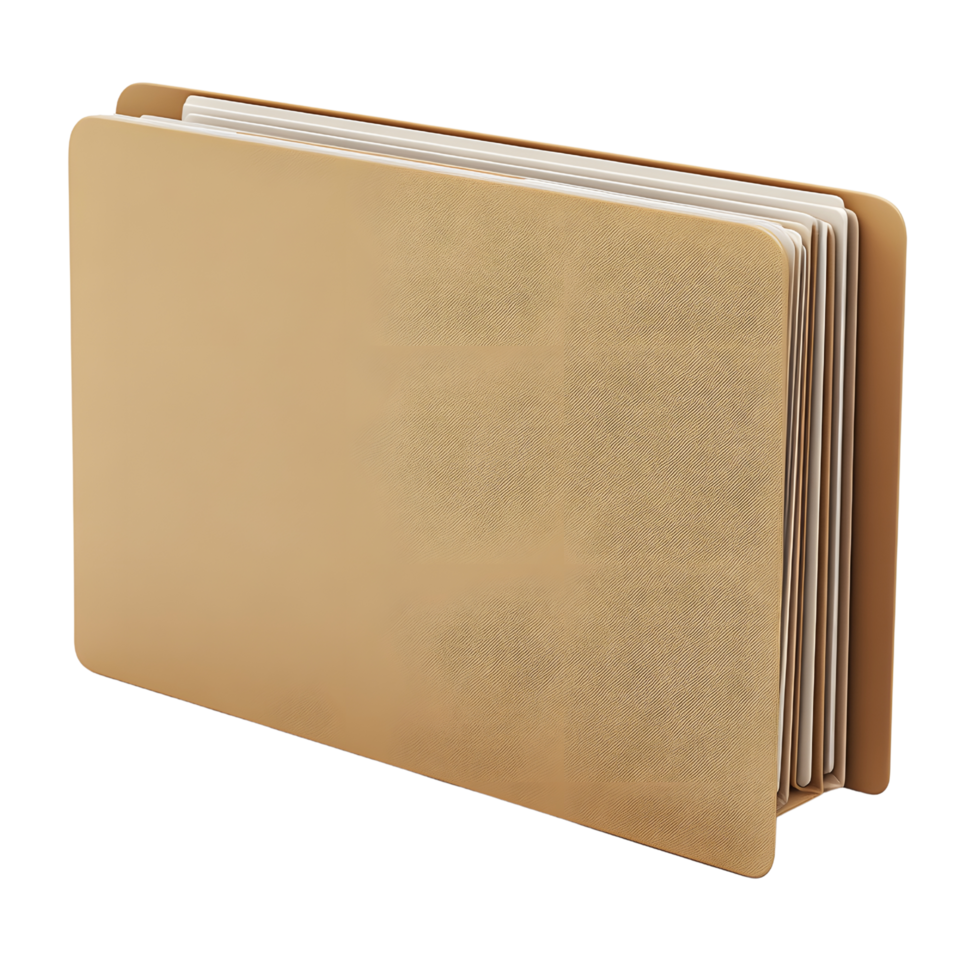Modern 3D file folder representation for sleek and organized digital files png