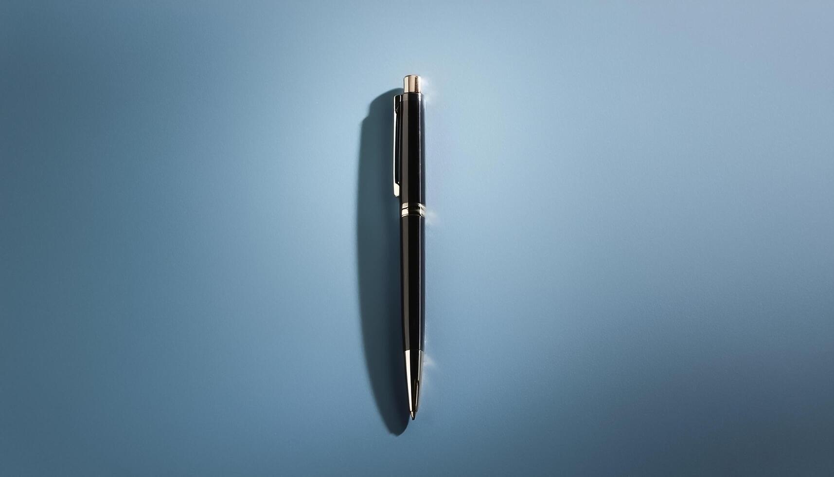 Pen isolated on minimalist background photo