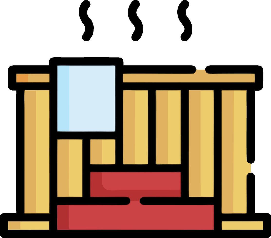Hot tub icon vector