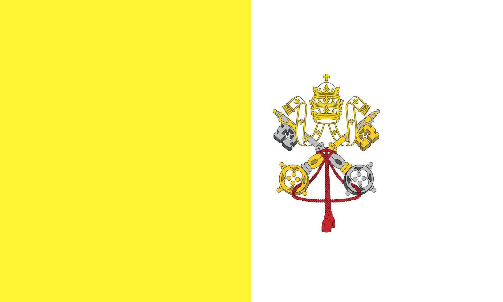 Vatican city flag national material design vector